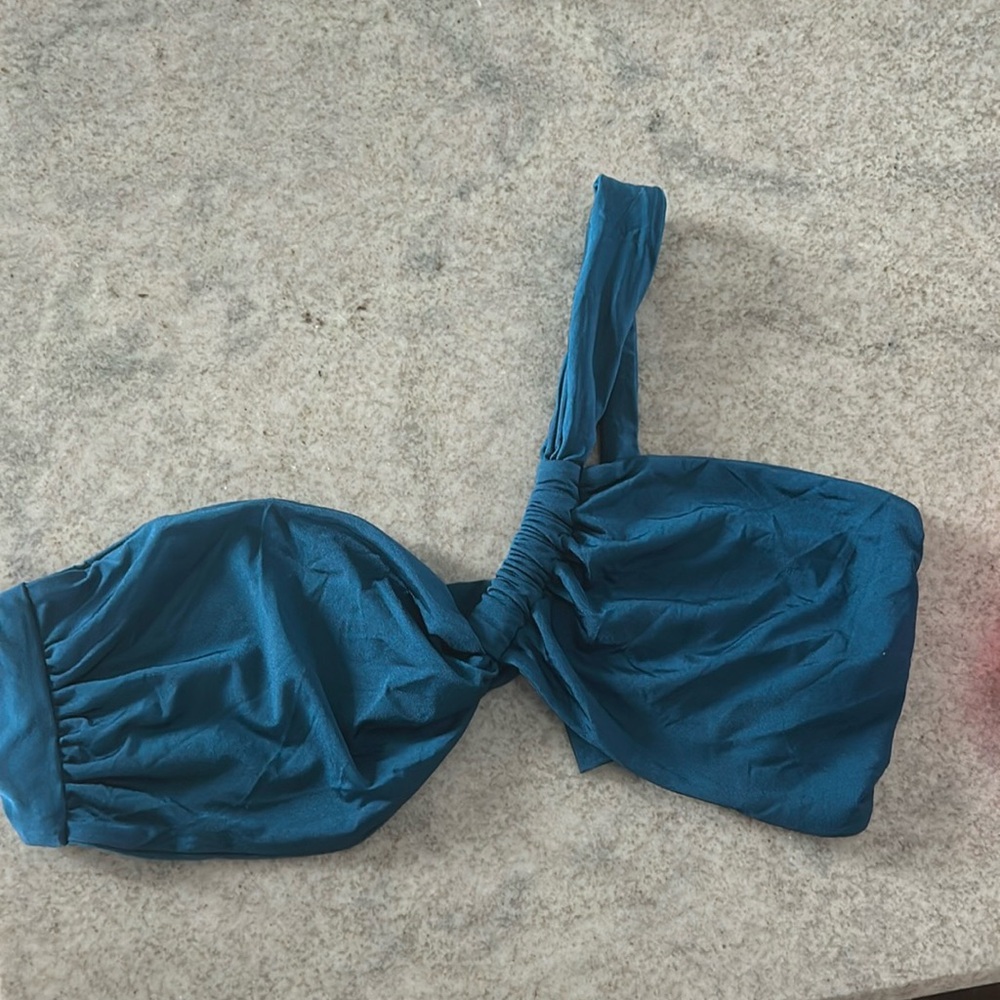 Sara Cristina narcissus bikini top tropical blue medium